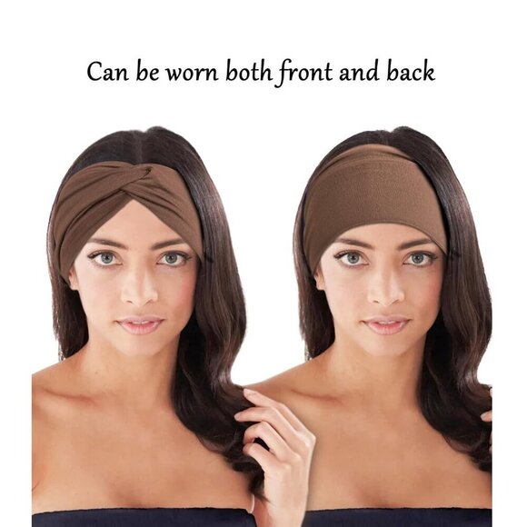 10 PCS Women Headbands African Wide Hair Wrap Extra Turban Head Bands fo… - Picture 3 of 7